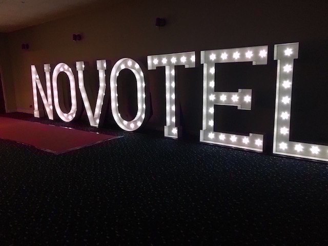 Light Up NOVOTEL Letters