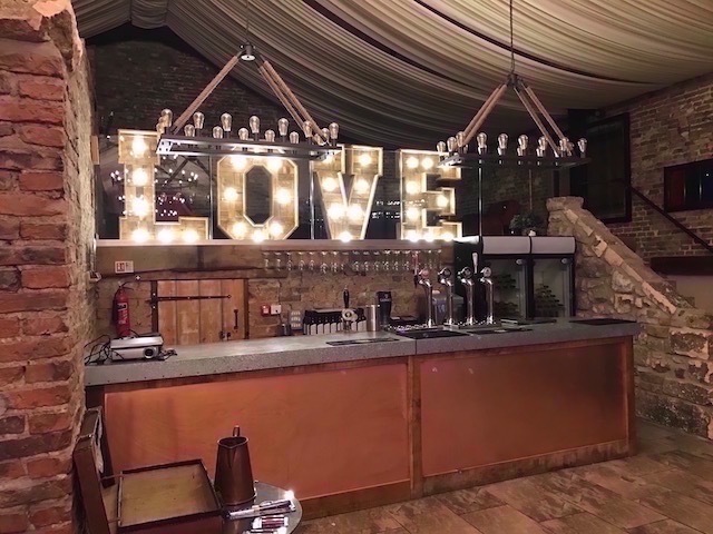 Rustic Light Up LOVE Letters