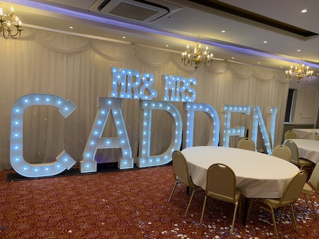 Light Up Letters Hire