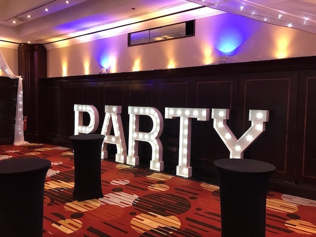 Light Up Letters Hire