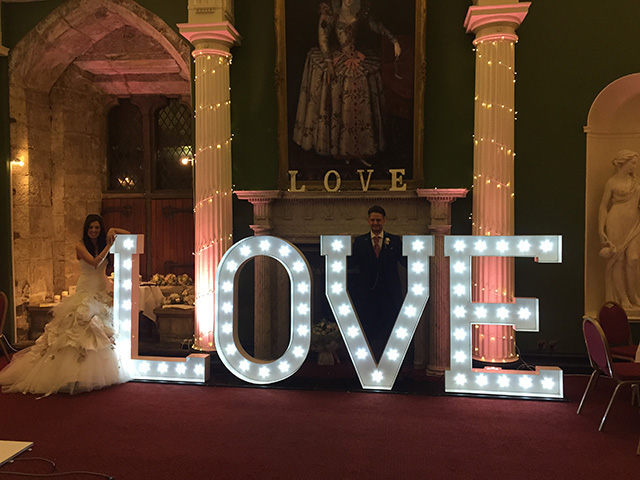 Light Up Letters Hire
