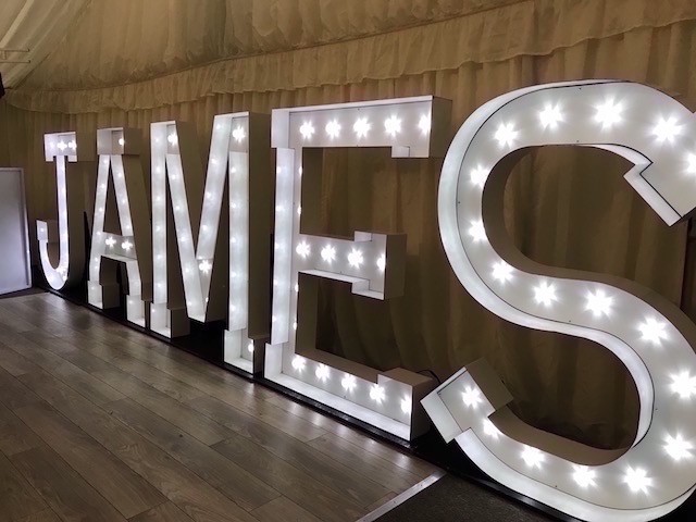Light Up Letters Hire